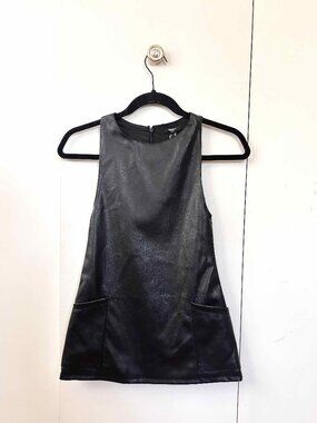 Forever 21 Vegan Leather Girls Dress NWT
